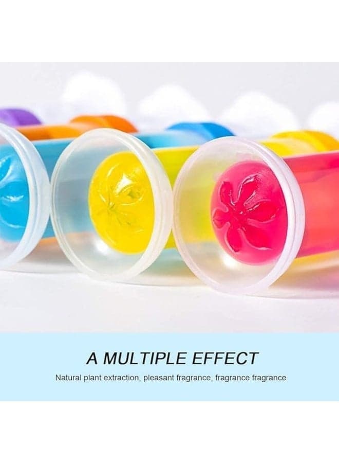 Toilet Gel Cleaner Stamps with Multi Fragrance, Automatic Cleaning & Long-Lasting Freshness, 14 Stamps per Tube (6)