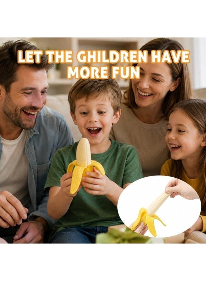 Realistic Banana Stress Relief Squishy Toy (4)