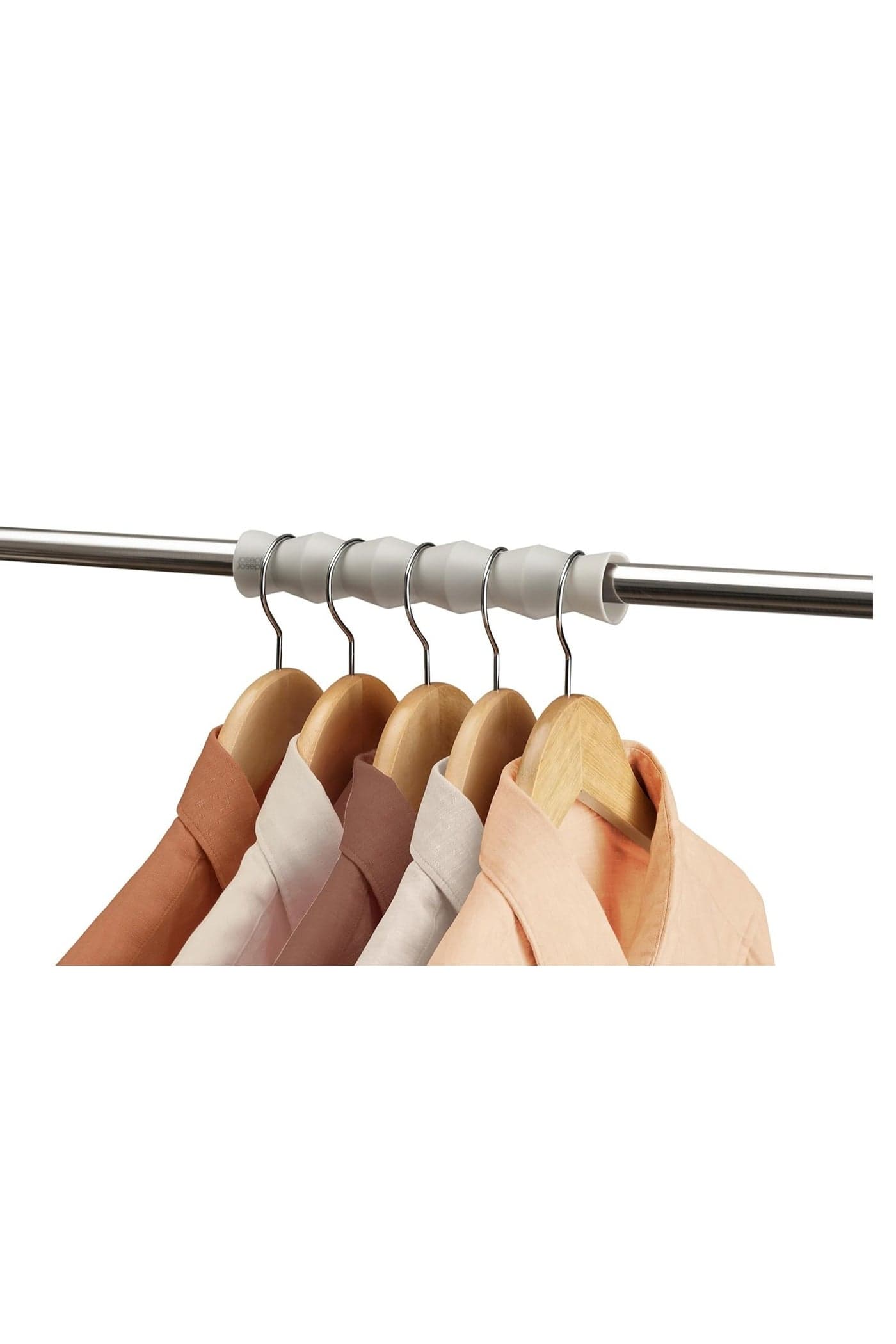 2-piece clothes hanger organizer – a space saver for your closet, helping to organize hangers and increase storage space. (٣)