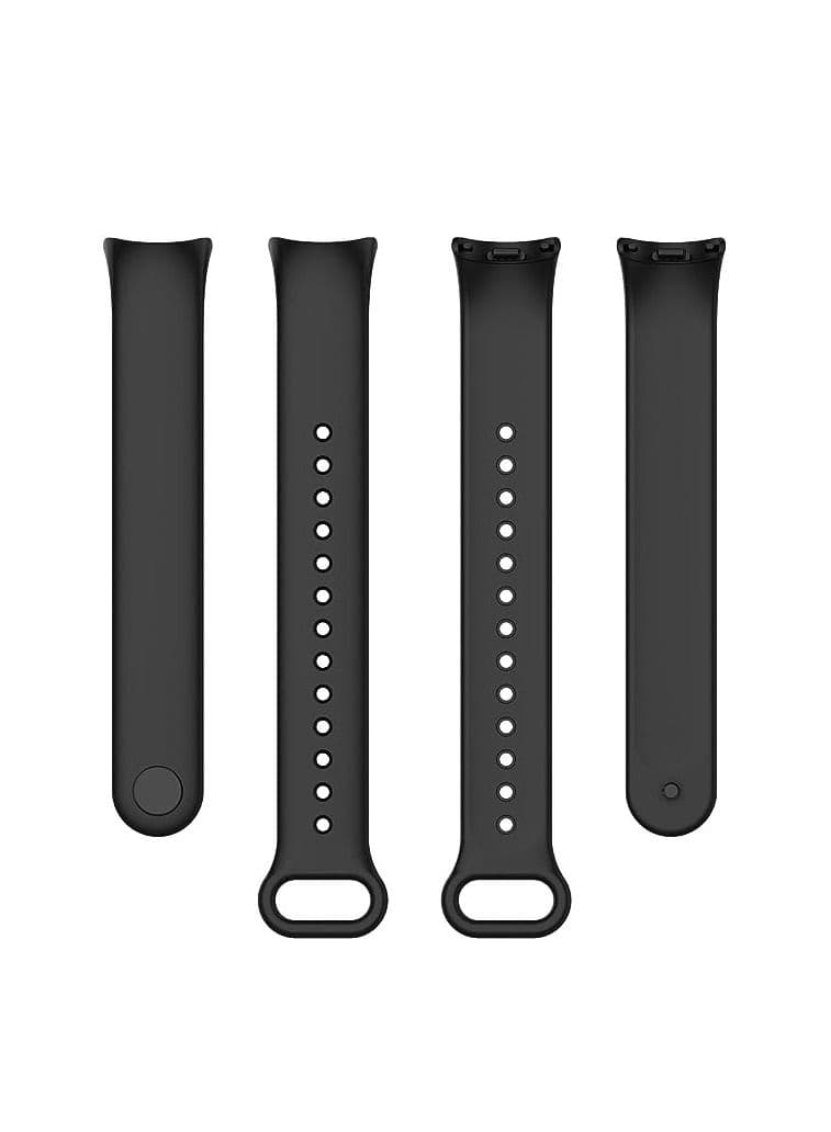 Silicone Strap For Xiaomi Mi Band 8 Sport Replacement Breathable Band For Men And Women Black (3)