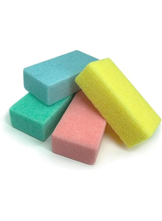 Pumice stone for feet, luxury sponge tool for foot care to remove dead skin (1 piece) (multi-colored) Buffer Stones (4)