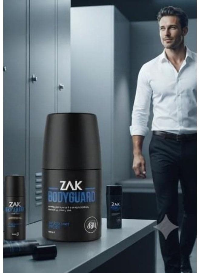 Zak Deodorant Roll On Body Guard Fresh - 50 Ml (Packaging May Vary) Deodorants & Antiperspirants (٦)