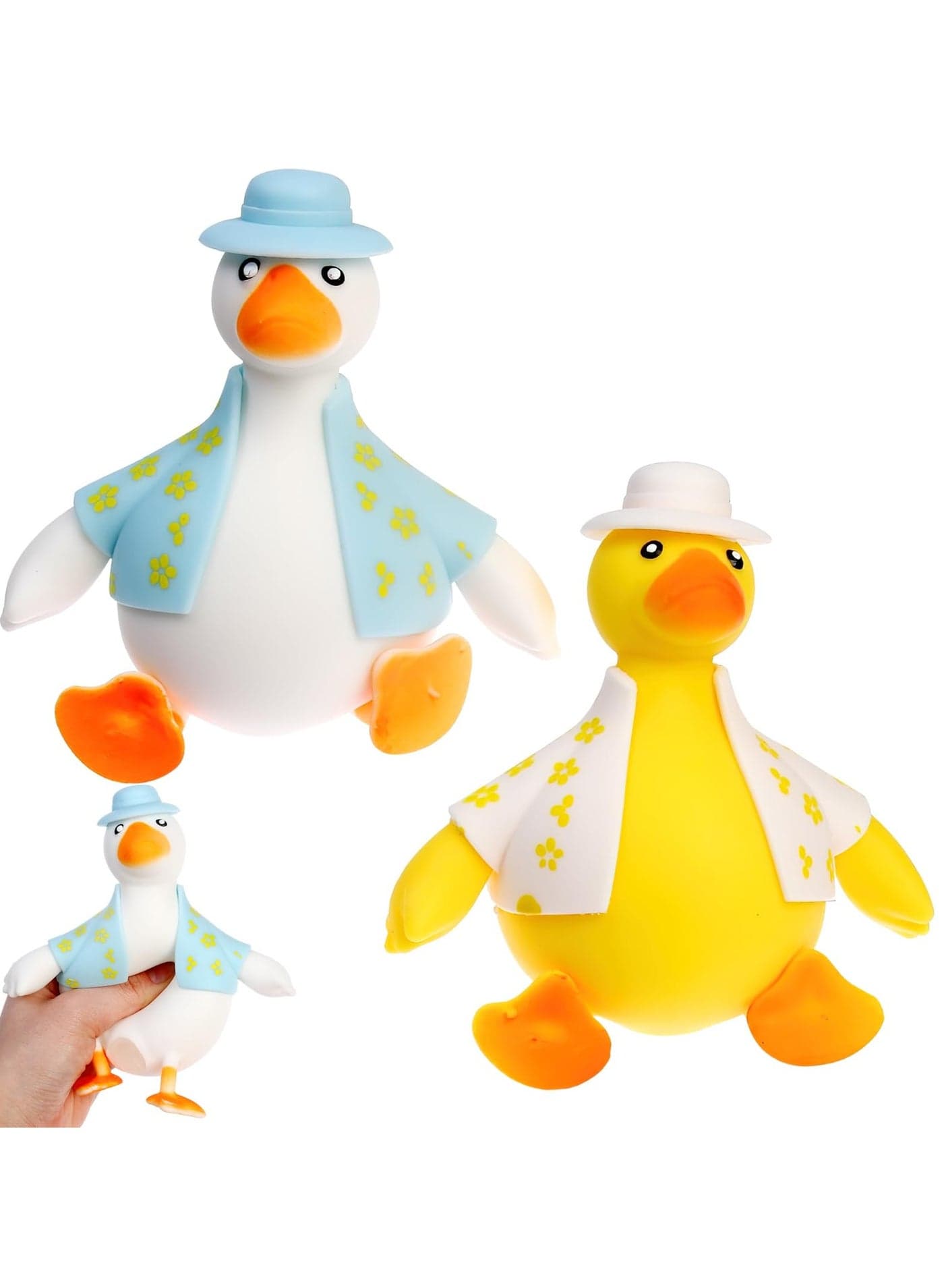Flexible Duck Stress Relief Toy (Blue) (4)
