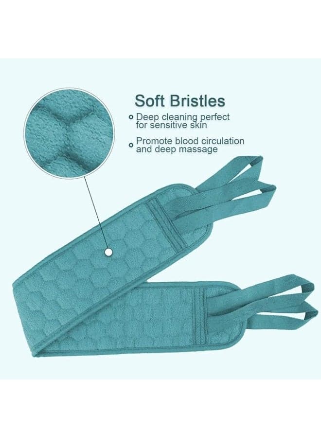 Bath Body Scrubber Sponges,3 Pack Bath Shower Gloves Clean Set (Assorted Colors) (٤)