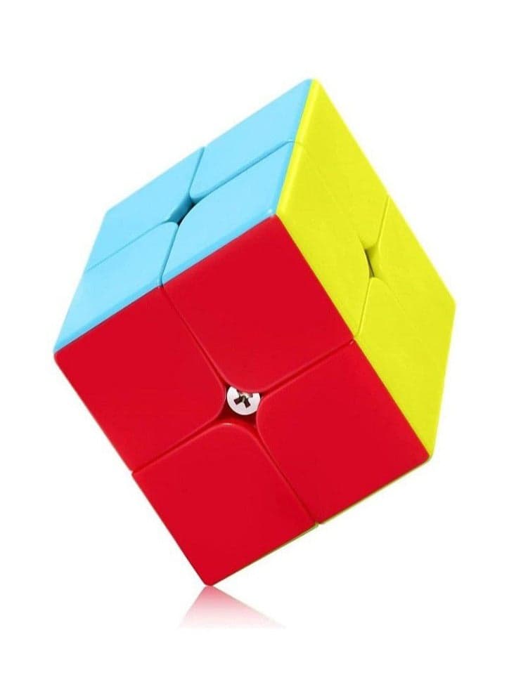 2x2 Speed Cube - Fast and Smooth Spinning - Durable and Sturdy Stickerless, Best 3D Puzzle Toy - Spins Faster Brain Teasers