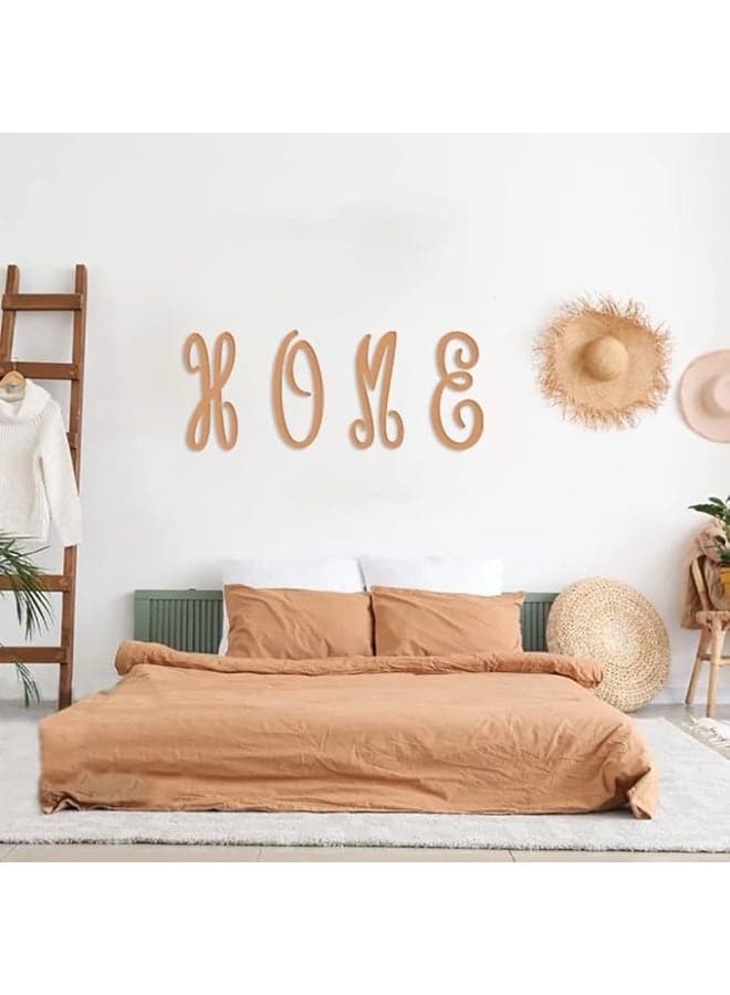 Wooden Letters 12 Inch for Wall Decor Cursive Wooden Monogram Letters Unfinished Large Wood Letter E Focal20 Craft Alphabet Wall Hanging for Wreath Baby Shower Home Decoration Other Wall Art