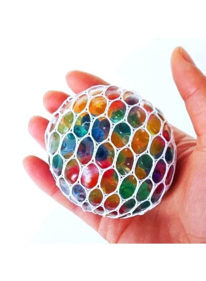 Sarasi Squishy Ball Squeeze Grape Ball Relieve Pressure Ball for Kids Girls Boys | Squeeze Grape Balls for Kids - 6 cm (1 Pcs Mesh Ball) Squishy Toys