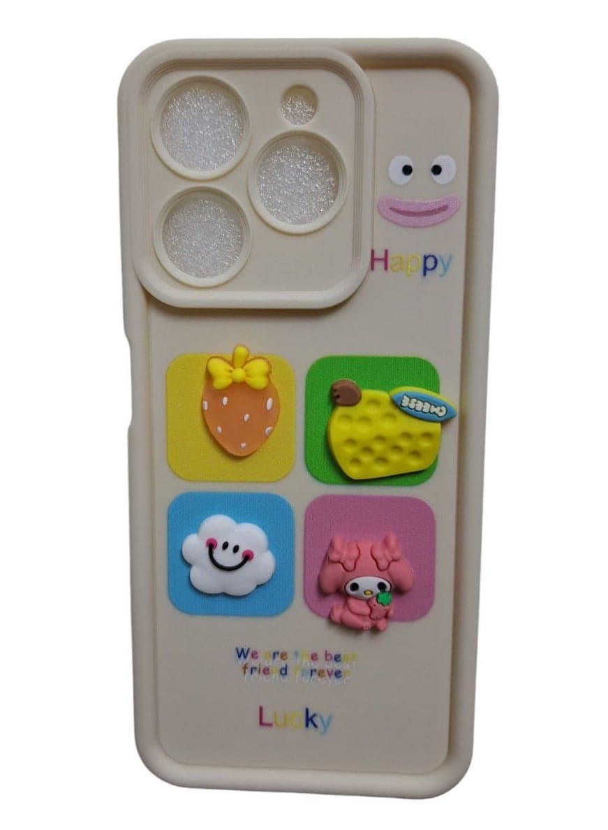 Back Cover Compatible With Phone Realme C63 - Multi Color 252 Cases & Covers