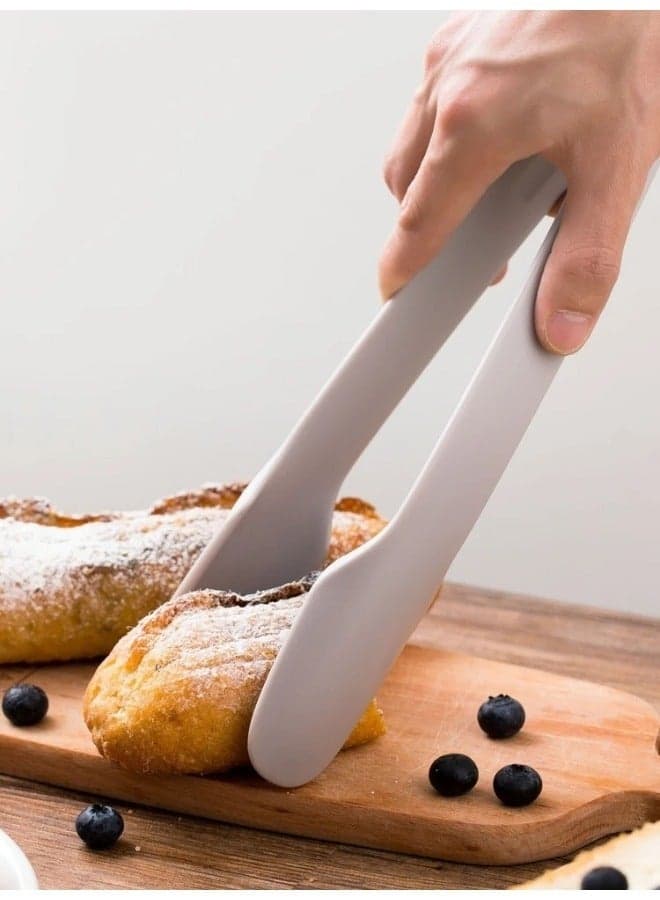 Set of 3 pieces of plastic tongs in different sizes for multi-purpose use in the kitchen for turning and serving food Kitchen Utensils & Gadgets (٥)