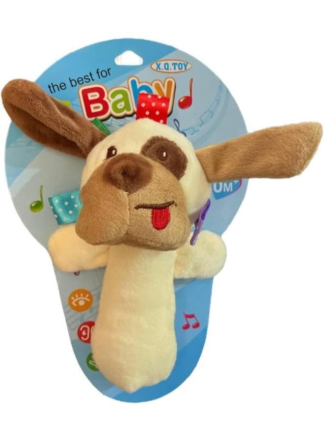 A soft shake for children is soft and makes a sound