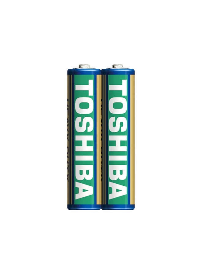 TOSHIBA BATTERY AAA 2 PCS HEAVY DUTY Shrink (BLUE) Household Batteries