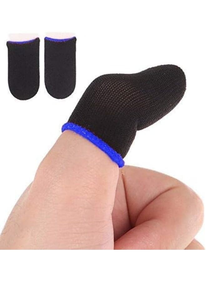 Anti-slip, sweat-absorbing thumb finger sleeves for mobile touchscreens and gaming (1 pair) PUBG Finger Sleeves Gaming Gloves (7)