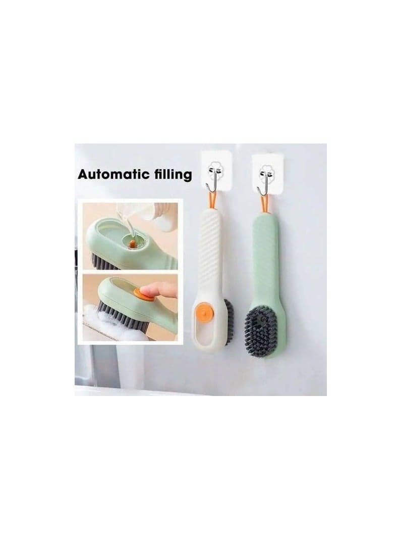Multifunctional Brush With Tank For Cleaning Shoes, Clothes And Dishes - 1 Pc