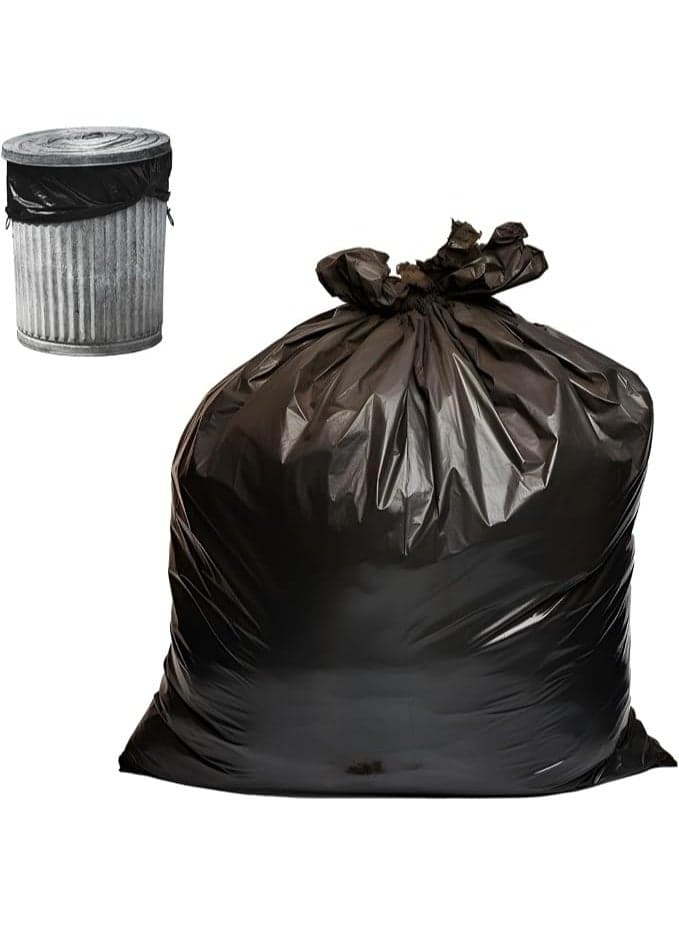Golden Master Heavy-Duty Trash Bag Roll, Black, 60x70 cm, 1 kg Household Cleaning Supplies (٣)