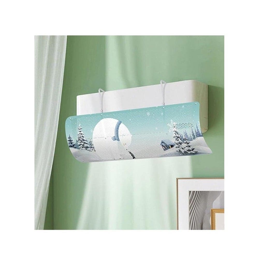 Air Conditioner Deflector, Wall Air Conditioner Diffuser for Home Windscreen Deflector Retractable Wind Guide Deflector, Anti-Blowing (Picture May Vary)