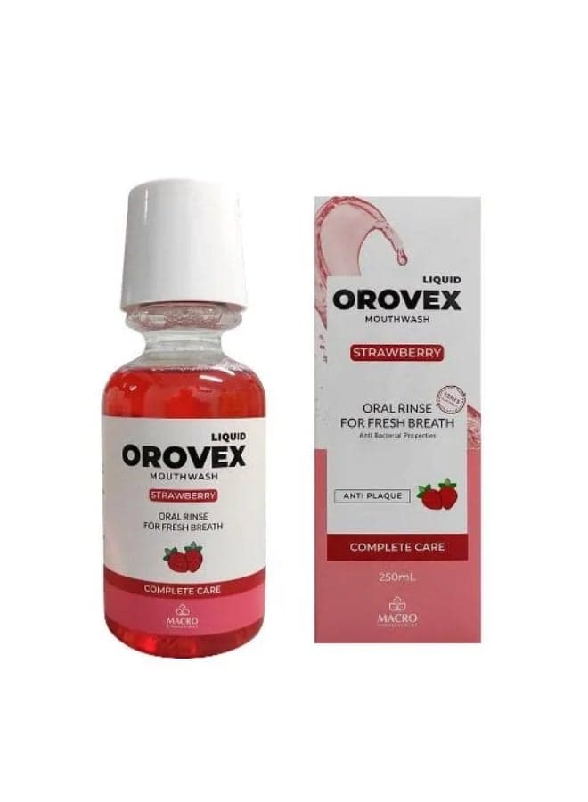 Liquid Mouthwash strawberry Flavor - 250ml