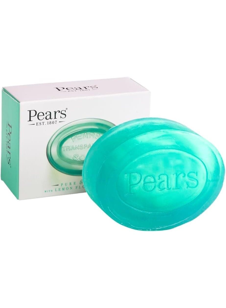 Pears Transparent Soap Pure and Gentle With Lemon Flower Extracts 125 G (٣)