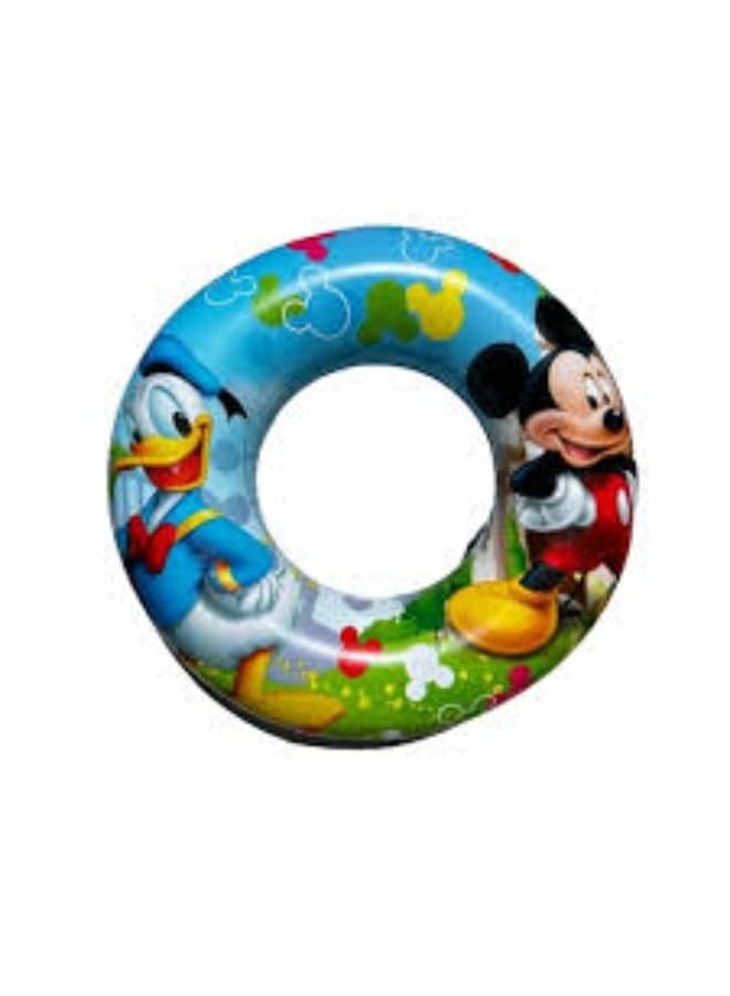 Mickey Mouse & Donald Duck Kids Inflatable Swimming Ring, 60 cm