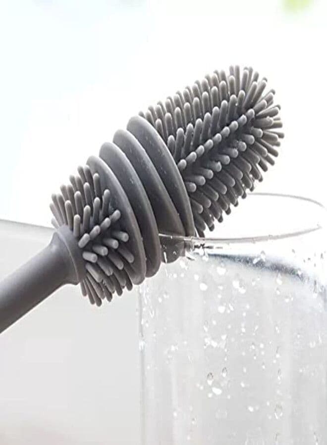 Silicone Brush Baron Cup Bottle Kitchen Storage Accessories (5)