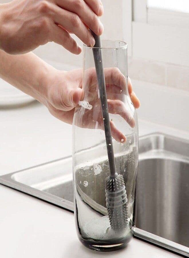 Silicone Brush Baron Cup Bottle Kitchen Storage Accessories (2)