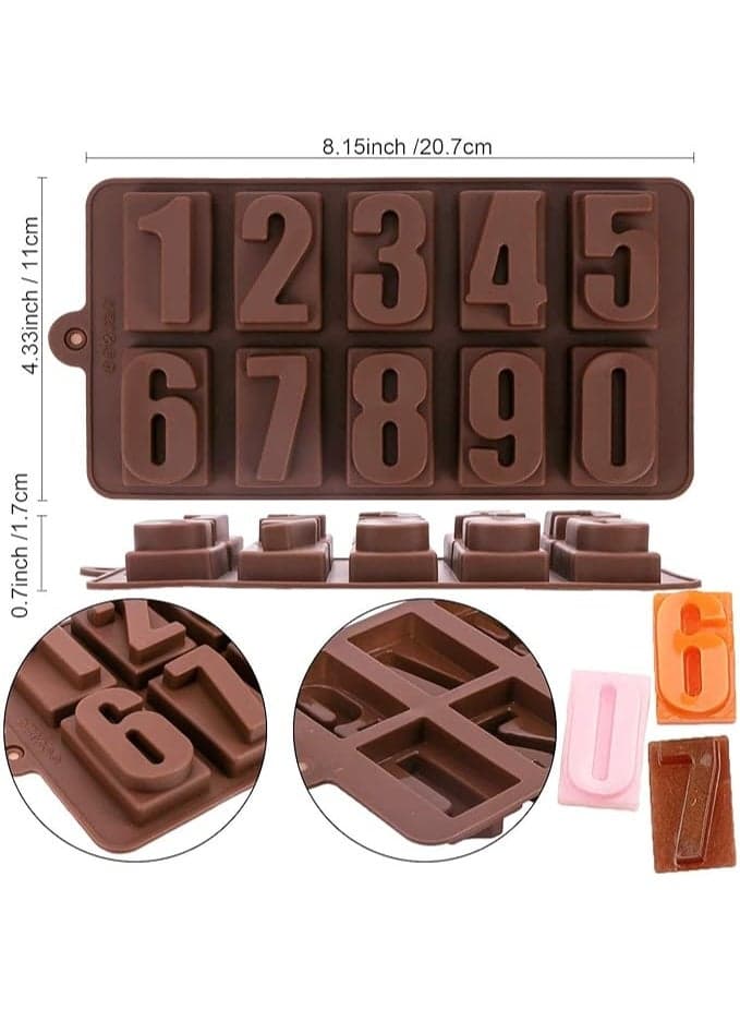 Silicone Mold for Chocolate, Candy and Ice Cubes (Random Shape) Multicolor Moulds