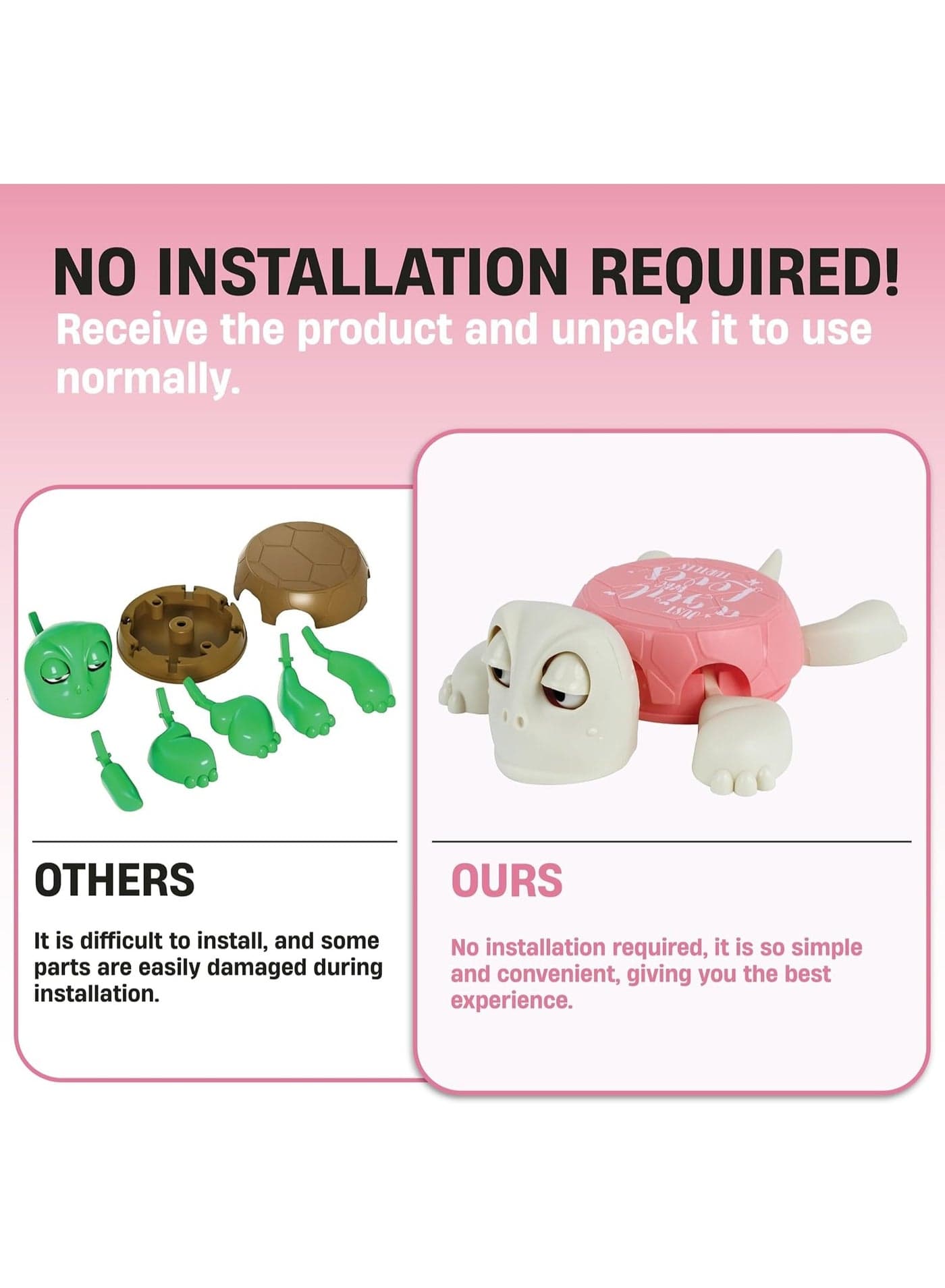 Turtle Cup Holder, Turtle Coaster, 3D Printed Funny Tea Coasters with Interactive Expression, Insulated Drink Mat for Coffee and Wine Glasses, Home Decor and Kitchen Accessories z-1186 (4)