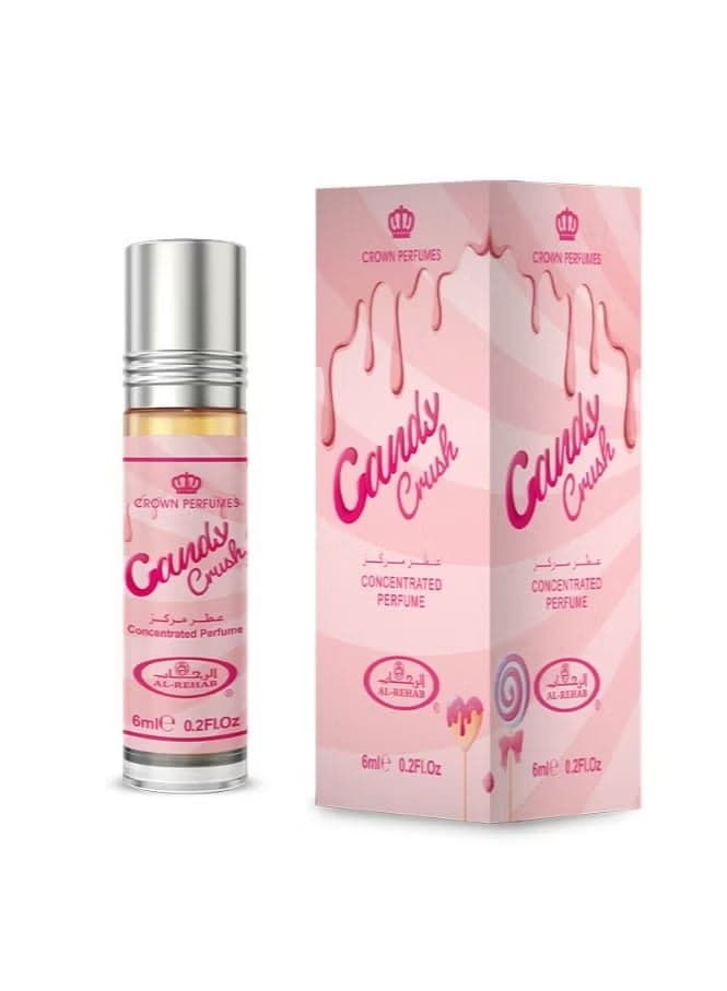 Candy Crush Concentrated Perfume Oil - Sweet Fruity Roll-On Attar (6ml)