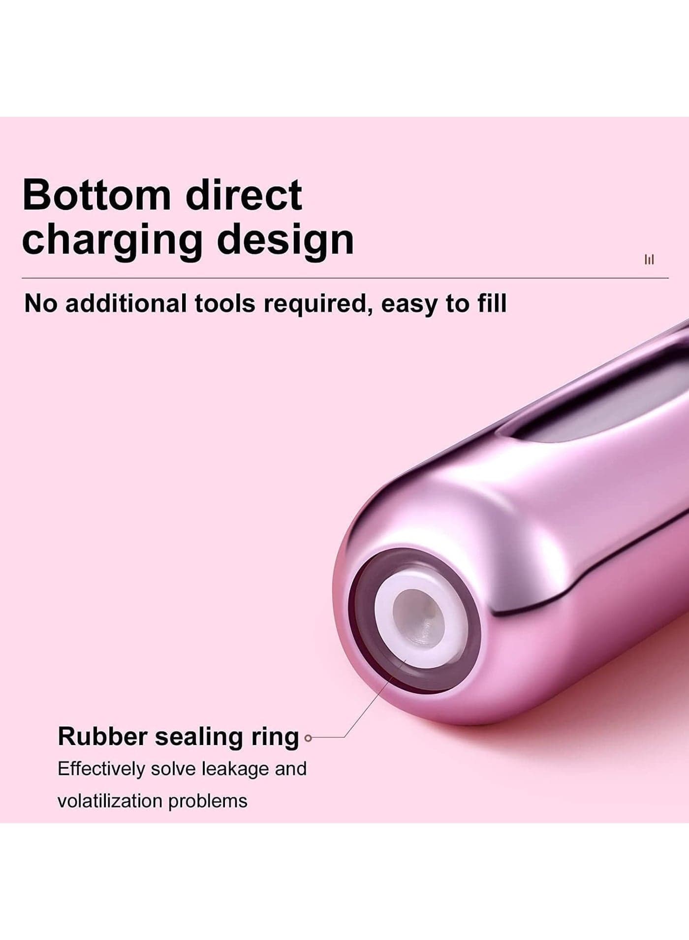 Portable Mini Refillable Perfume Atomizer Bottle Atomizer Travel Size Spray Bottles Accessories Portable Mini Travel Decant Sprayer Refiller Bottle_Multicolor (Pack of 2) (٤)