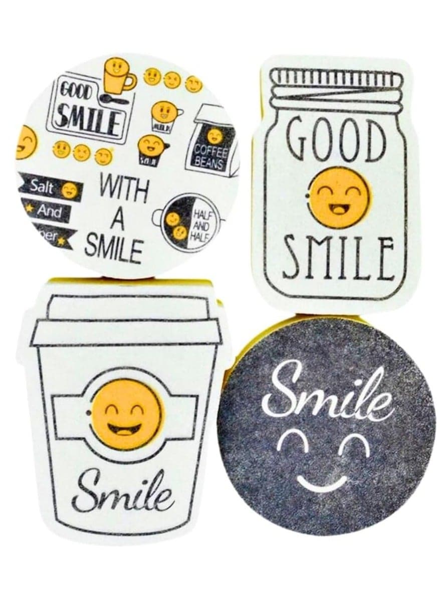 4 smiley faces cleaning sponge Household Cleaning Sponges