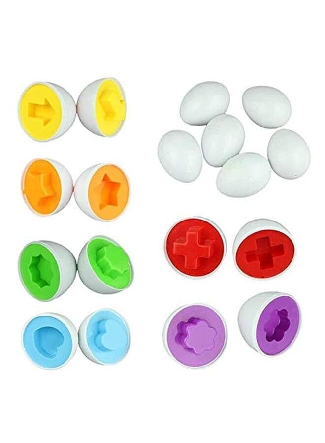 6 Eggs Education Learning Toys Mixed Shape Wise Pretend Puzzle Smart Eggs Baby Kid Egg Learning Puzzles For Children Standard Playing Card Decks
