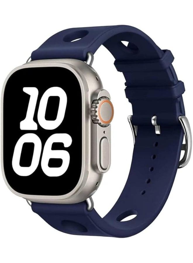 Silicone Strap For Apple watch band 2025 Design for Ultra 49mm 45mm 44mm 42mm, Silicone Sport Band for iWatch Ultra SE3 Series 10\11 ,46mm Smartwatch Bands