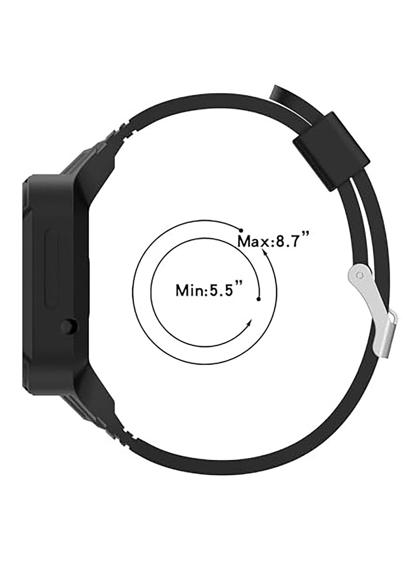 Replacement Wrist Band Compatible with Xiaomi Redmi Watch 2 Lite/Mi Watch Lite/Poco Watch/Redmi Watch 2/Horloge 2, Adjustable Soft Silicone Wrist Strap with Cover (red) Smartwatch Bands (٦)
