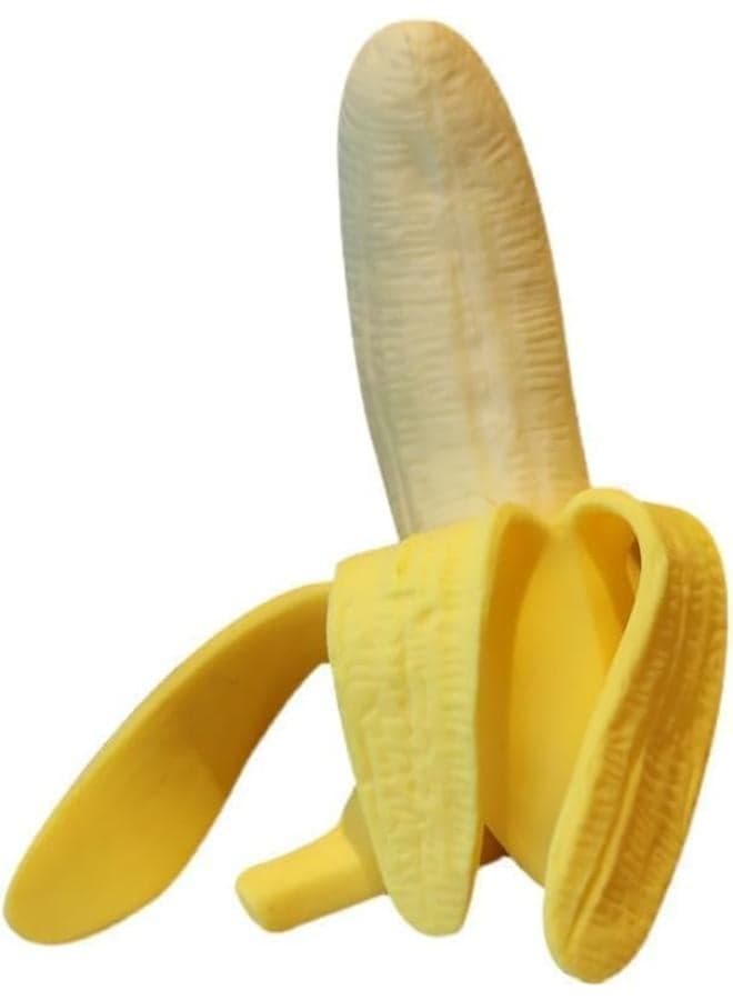 Generic Squeezable Rubber Banana Peeler Toy Gag Toys & Practical Jokes (٤)