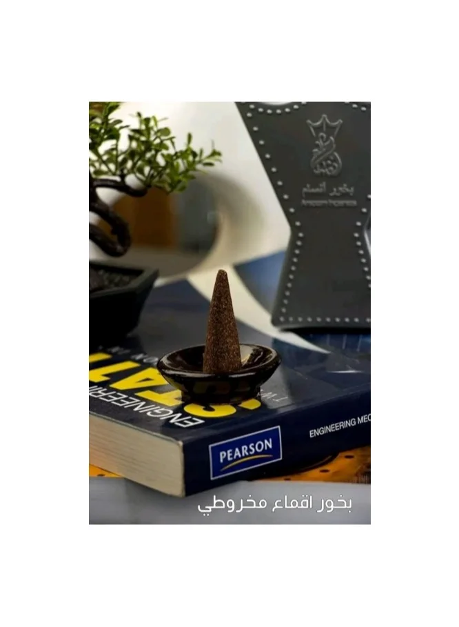 Ansaam Premium Quality Incense Up to 45 Minutes, Ramadan Gift Men Women (Istbrak 15 Cones) (2)