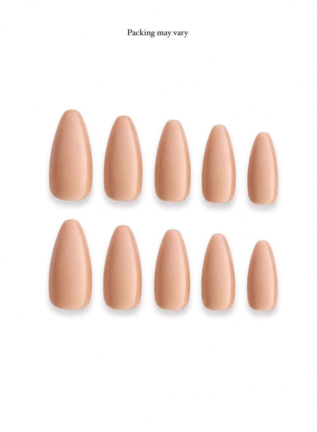 10 Pack False Nails - Unique Design Double Face Adhesive Press On False Nails