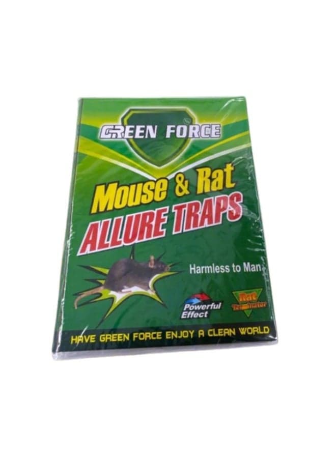 Indoor and outdoor sticky mouse traps, easy to install.