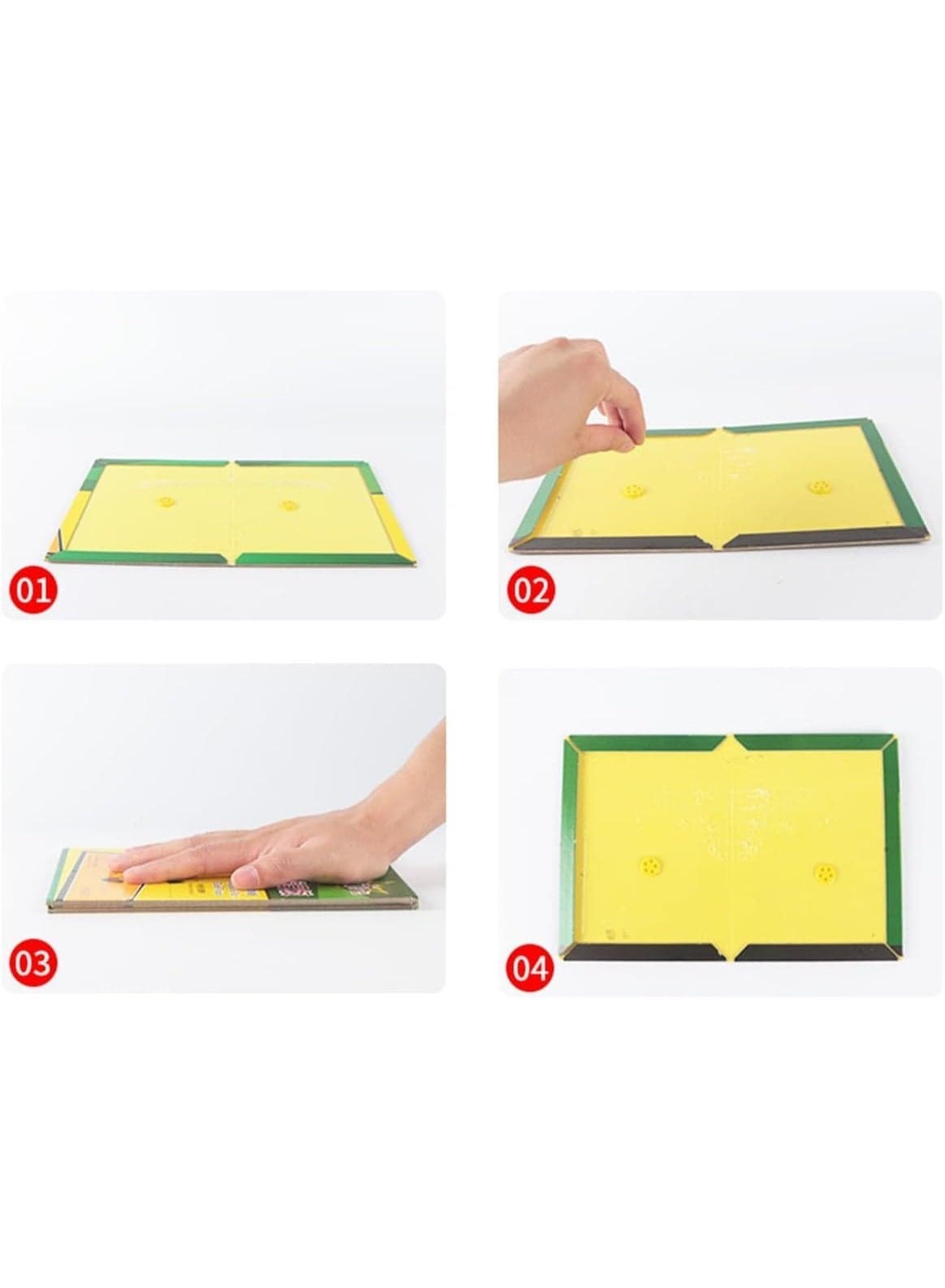 Indoor and outdoor sticky mouse traps, easy to install. (3)