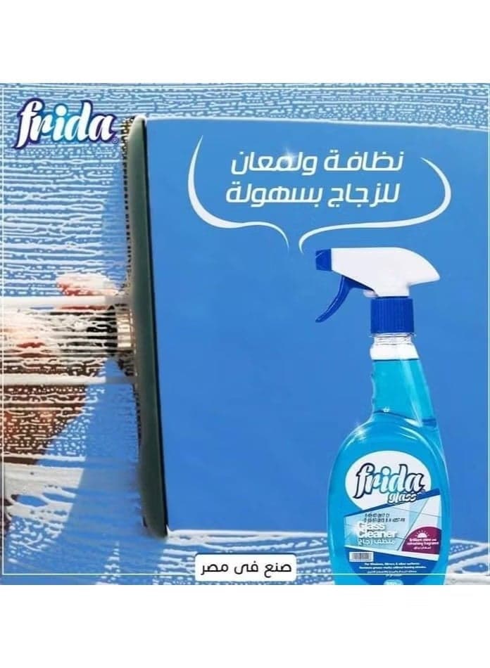 Frida Glass Cleaner 2 Of Pack - 1200 Ml Household Glass Cleaners (٣)