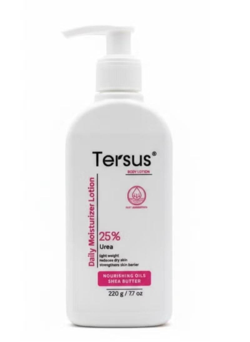 Tersus Daily Moisturizer Lotion with 25% Urea & Shea Butter, 220g Body Lotions & Creams