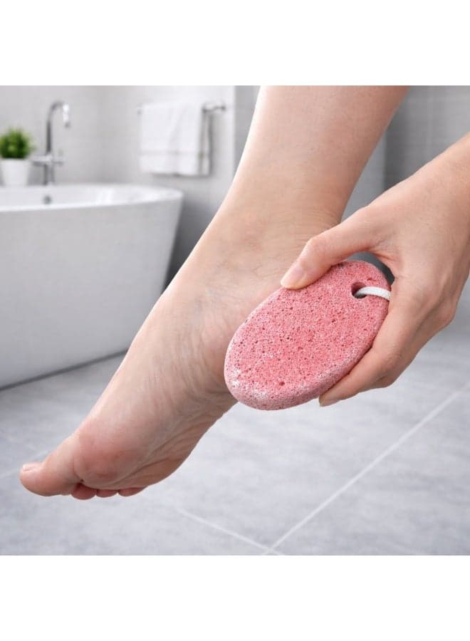 2PCS Natural Pumice Stone Set for Feet & Hands – Lava Foot Scrubber for Dead Skin & Callus Removal, Volcanic Pedicure Tools for Heel Exfoliation, Smoothing & Skin Renewal, Ideal Home Foot Care and Skin Care Routine Buffer Stones (٧)