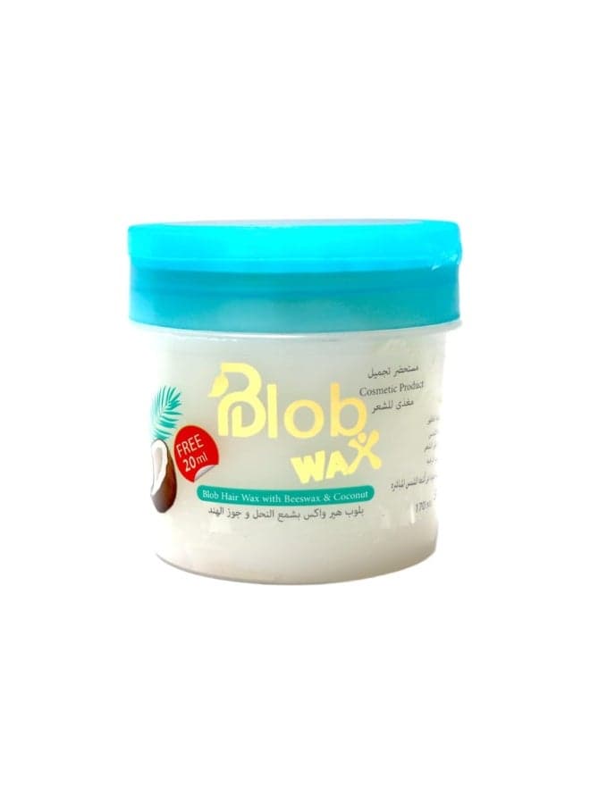 Blob Hair Wax With Beeswax & Coconut White - 250 ML