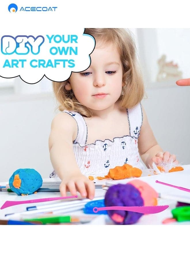 Air Dry Clay For Kids -32 Colors Molding Clay Kit, Safe & Non-Toxic, Kids Diy Model Art & Crafts Toys For Boys & Girls 3-12 Years Old (6)