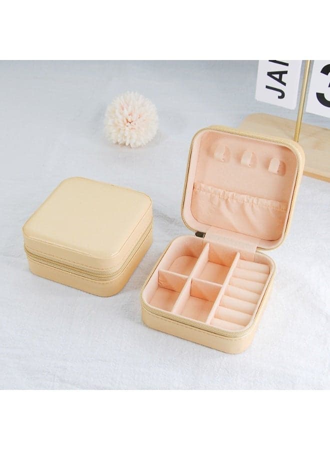 1pc portable travel jewelry organizer - multi-compartment jewelry box for storing rings, earrings and necklaces | Luxury Gift for Women | Scratch-Resistant Storage Jewellery Organizers