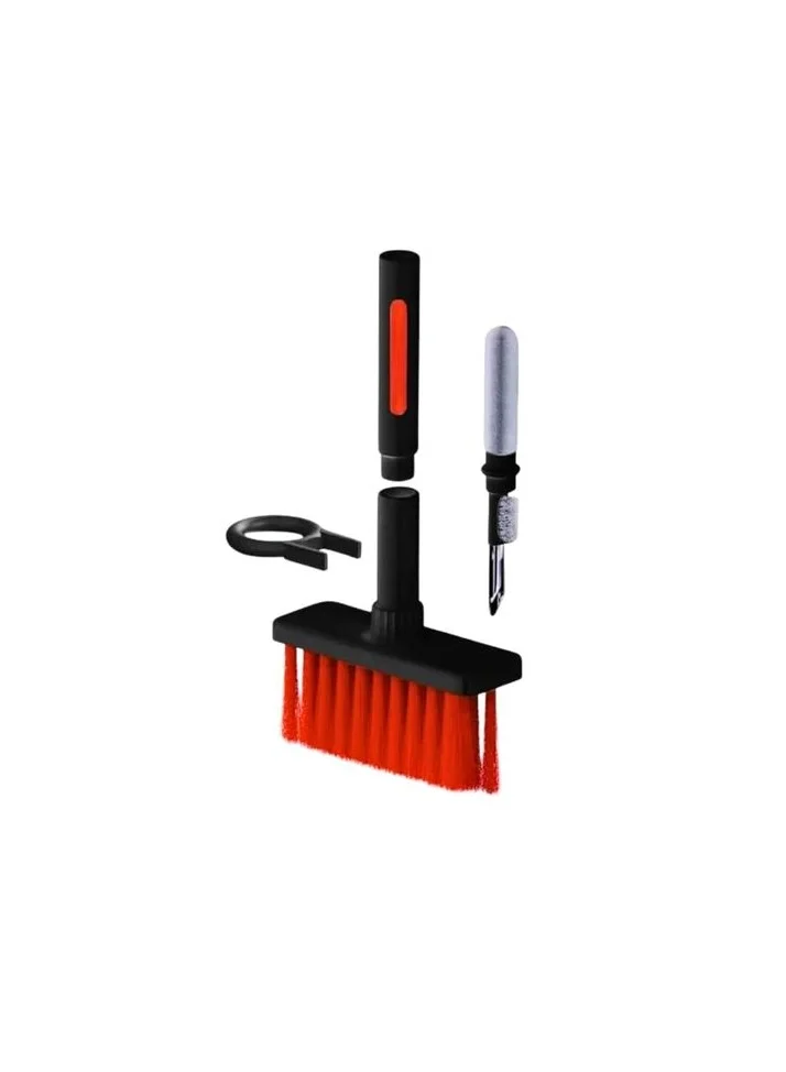 5 In 1 M5 In 1 Multifunctional Computer Cleaning Tool Kit (Black And Red)ultifunctional Computer Cleaning Tool Kit (Black And Red) Cleaning Brushes