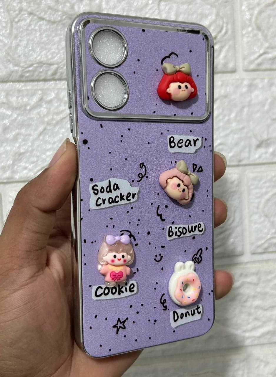 Cartoon Design Plastic Back Cover for Phone Oppo A17 A17K Cases & Covers (٢)
