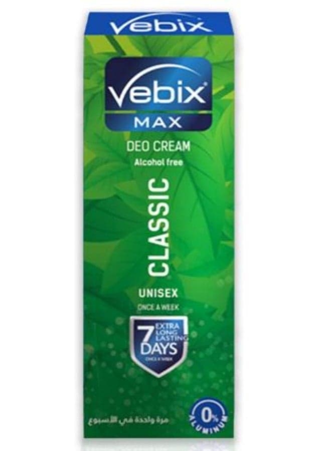 Vibix Classic Cream -25ML Deodorants & Antiperspirants