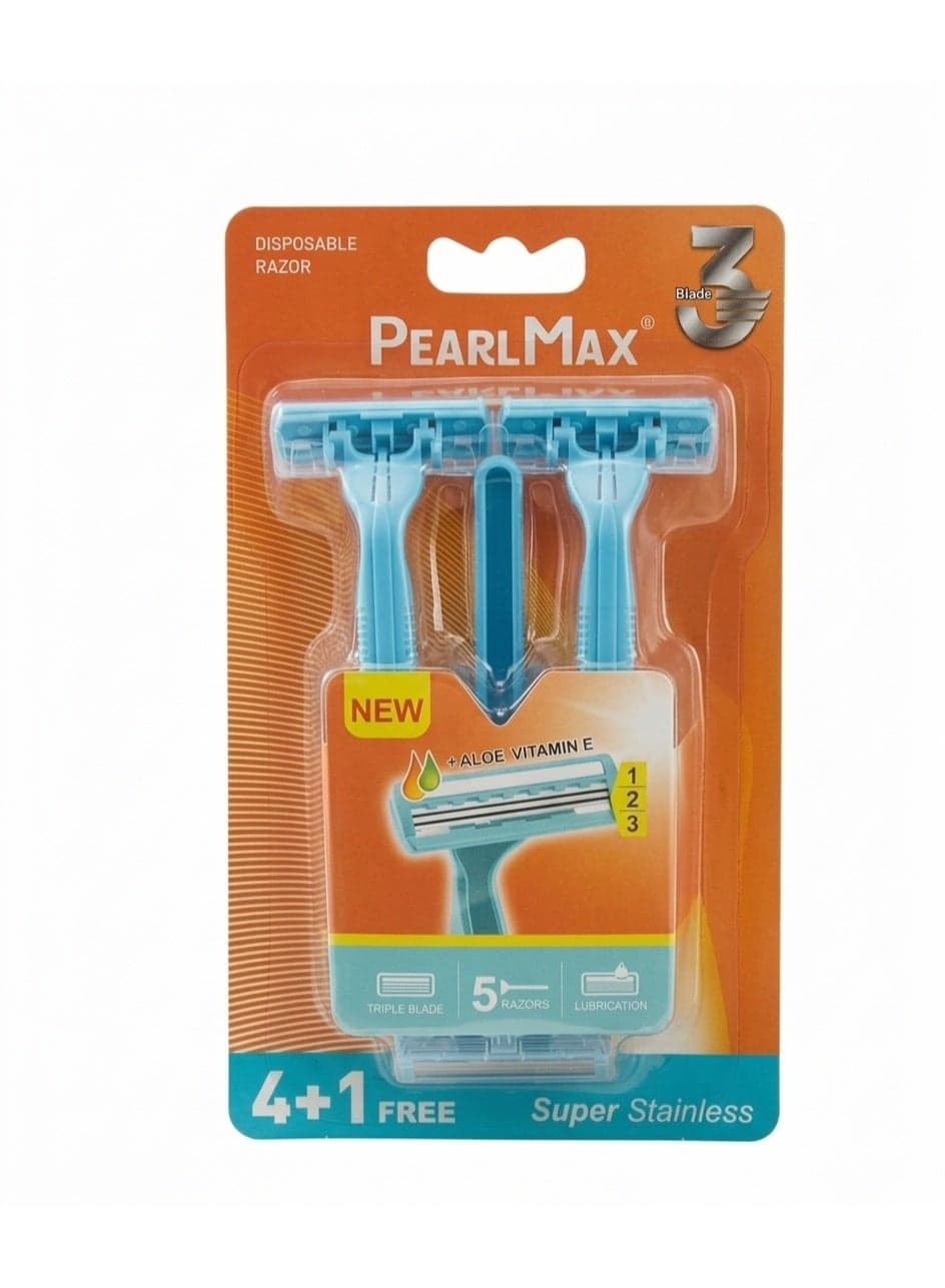 PEARL MAX 5 RAZOR 3 BLADE Personal Care