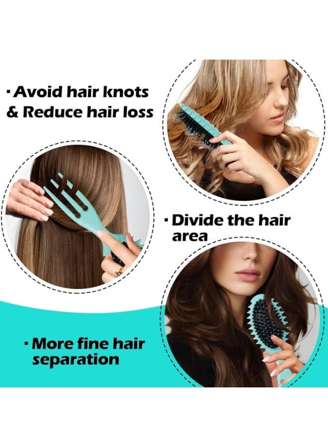 Curly Hair Brush – Curl Defining Brush for Detangling, Shaping & Defining Curls, Wet & Dry Hair, Less Pulling, for Women & Men (6)