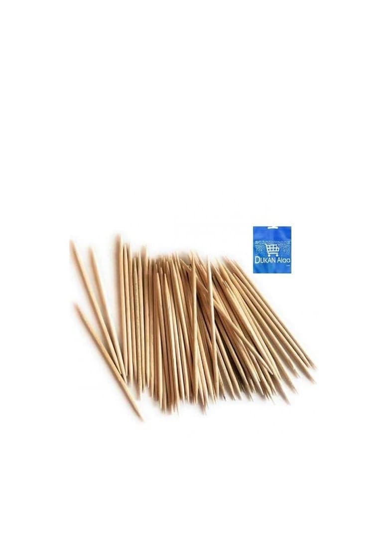 Plastic Toothpick Floss Stick - 30 PCs + Toothpick Sticks Natural - 1 Pcs +Gift Bag Dukan Alaa Toothpick & Toothpick Dispensers (٤)