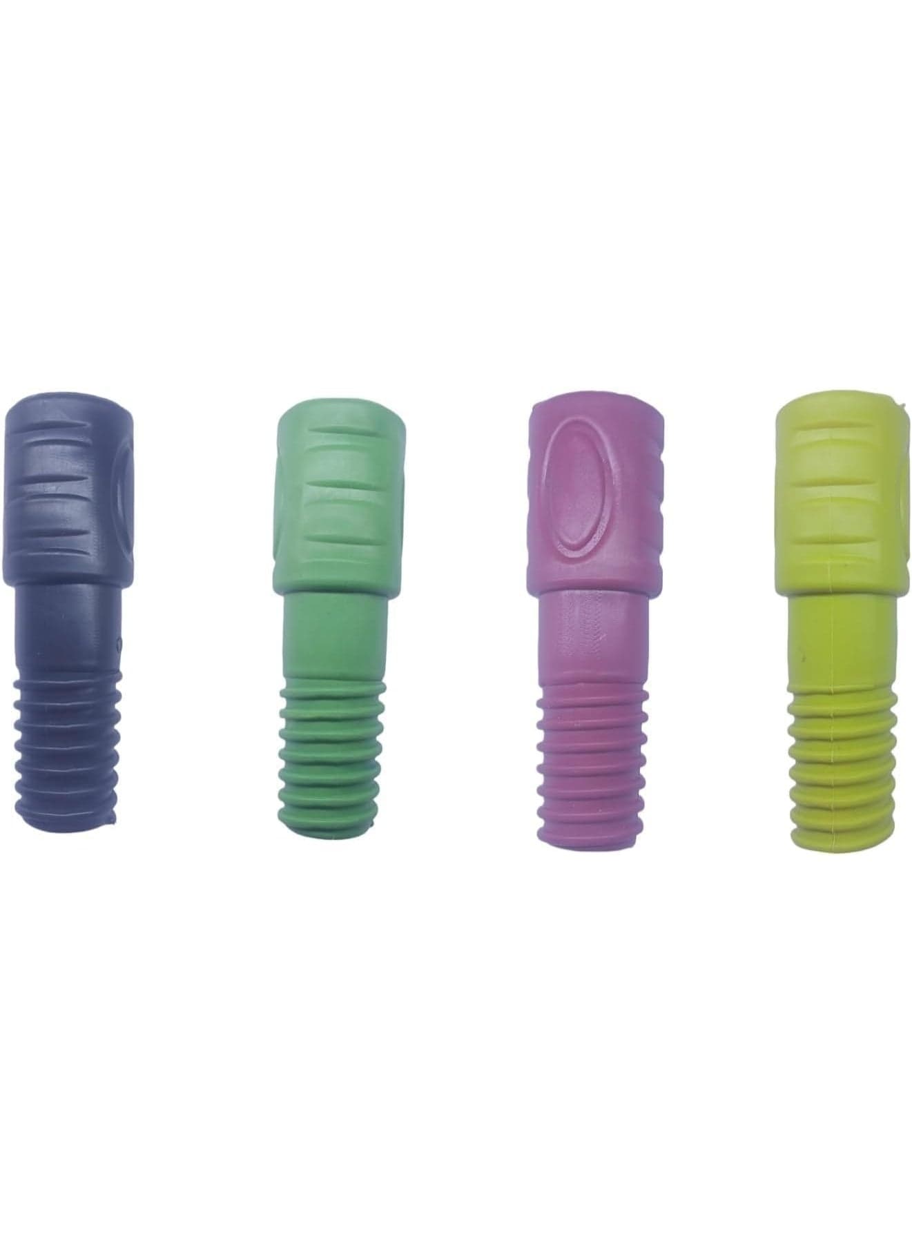 4 Pieces Threaded Broom Handle Replacement Tip Universal Cleaning Tool Adapter Durable Plastic Connector For Mop Broom And Squeegee Handles Secure Fit For 22mm To 25mm Poles Repair And Extend Handle Usage Wet Mops (٤)